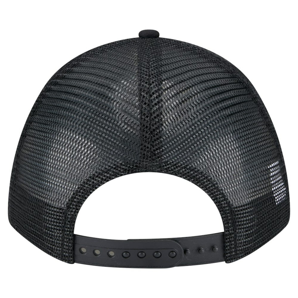 San Diego Padres Gradient 9FORTY A-Frame M-Crown Trucker Adjustable Hat - Black | New Era