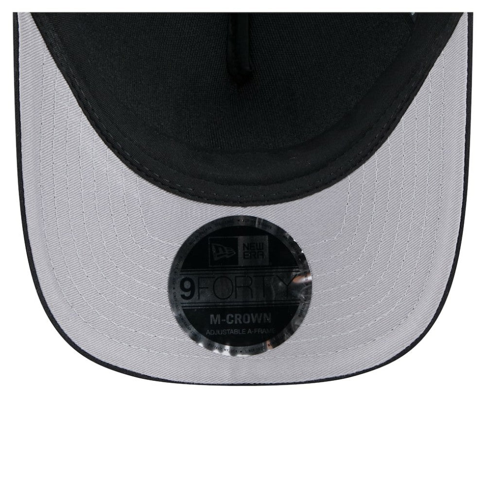San Diego Padres Gradient 9FORTY A-Frame M-Crown Trucker Adjustable Hat - Black | New Era