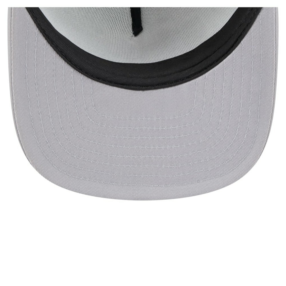 Chicago White Sox Retro Script Trucker 9FIFTY Snapback Hat - White/Gray | New Era