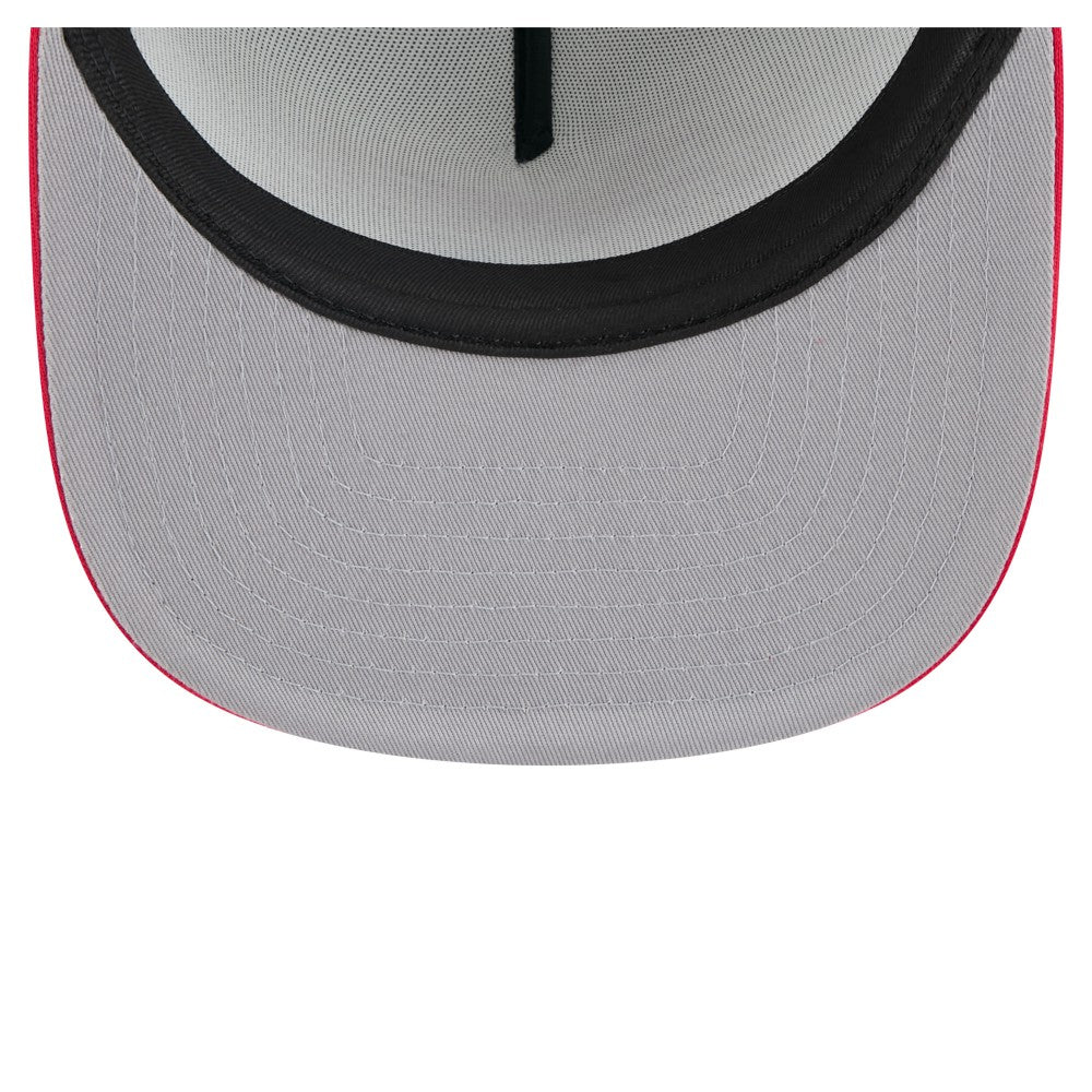 Cleveland Guardians Retro Script Trucker 9FIFTY Snapback Hat - White/Red | New Era