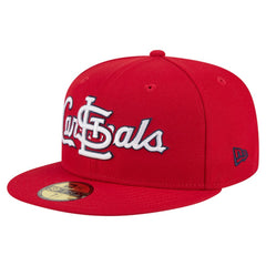 St. Louis Cardinals Overlap 59FIFTY Fitted Hat - Red | New Era