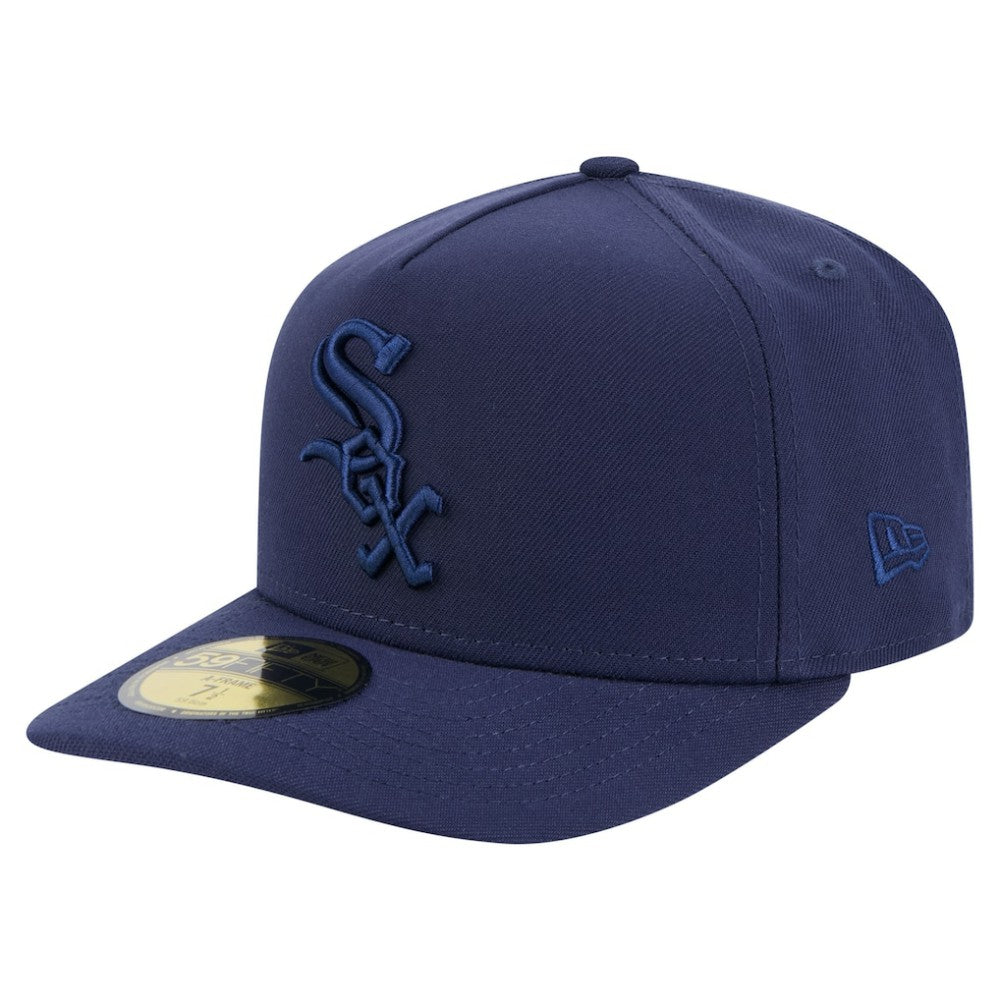 Chicago White Sox Color Pack A-Frame 59FIFTY Fitted Hat - Navy | New Era