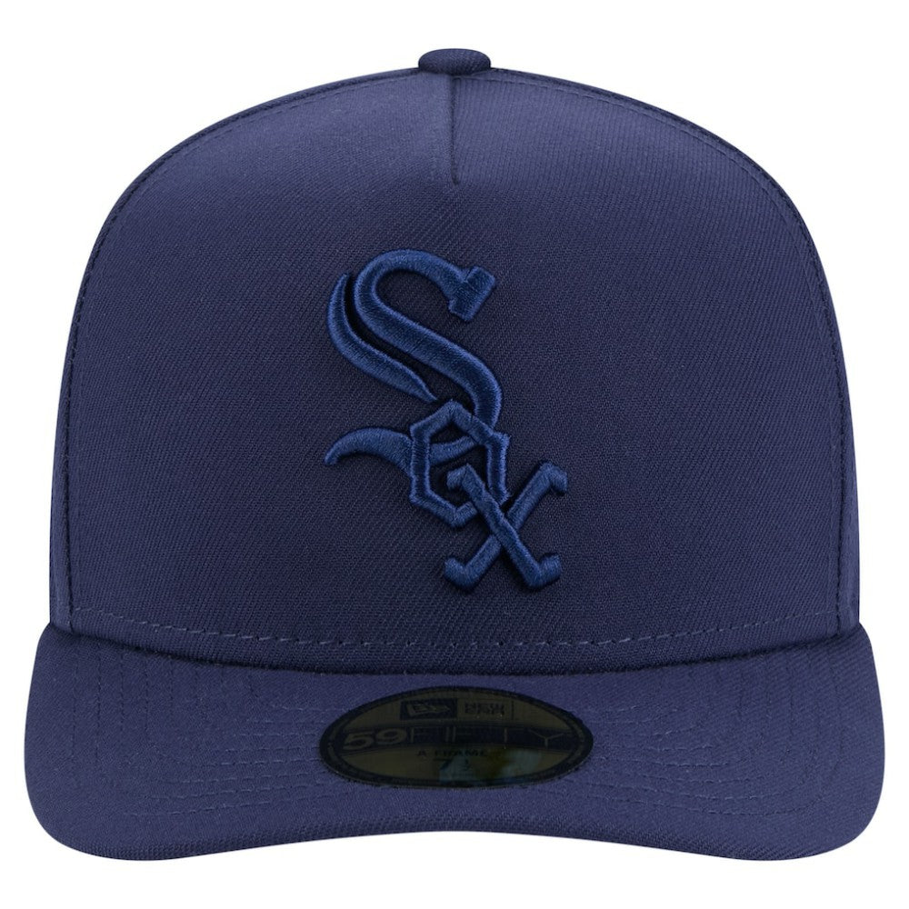 Chicago White Sox Color Pack A-Frame 59FIFTY Fitted Hat - Navy | New Era