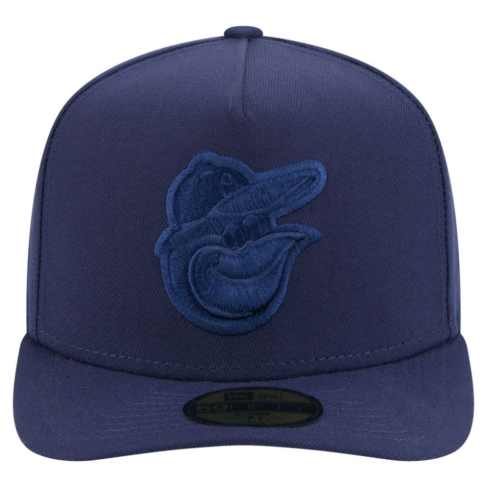 Baltimore Orioles Color Pack A-Frame 59FIFTY Fitted Hat - Navy | New Era