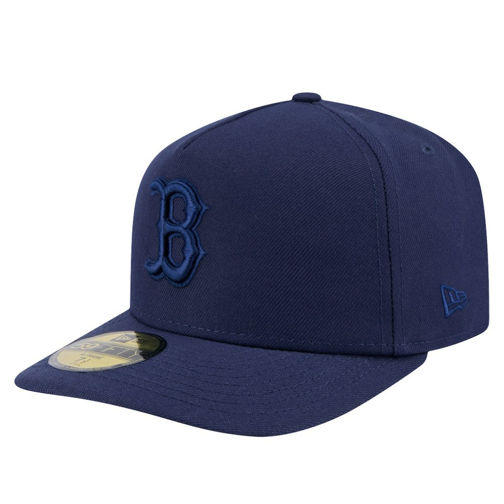 Boston Red Sox Color Pack A-Frame 59FIFTY Fitted Hat - Navy | New Era
