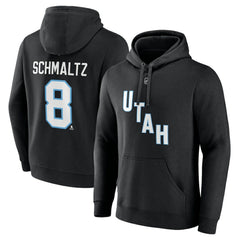 Nick Schmaltz NHL Utah Fanatics Authentic Stack Name & Number Tri-Blend Pullover Hoodie