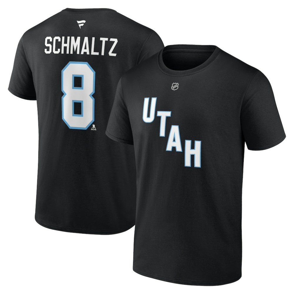 Nick Schmaltz Utah Mammoth Fanatics Authentic Stack Name & Number T-Shirt