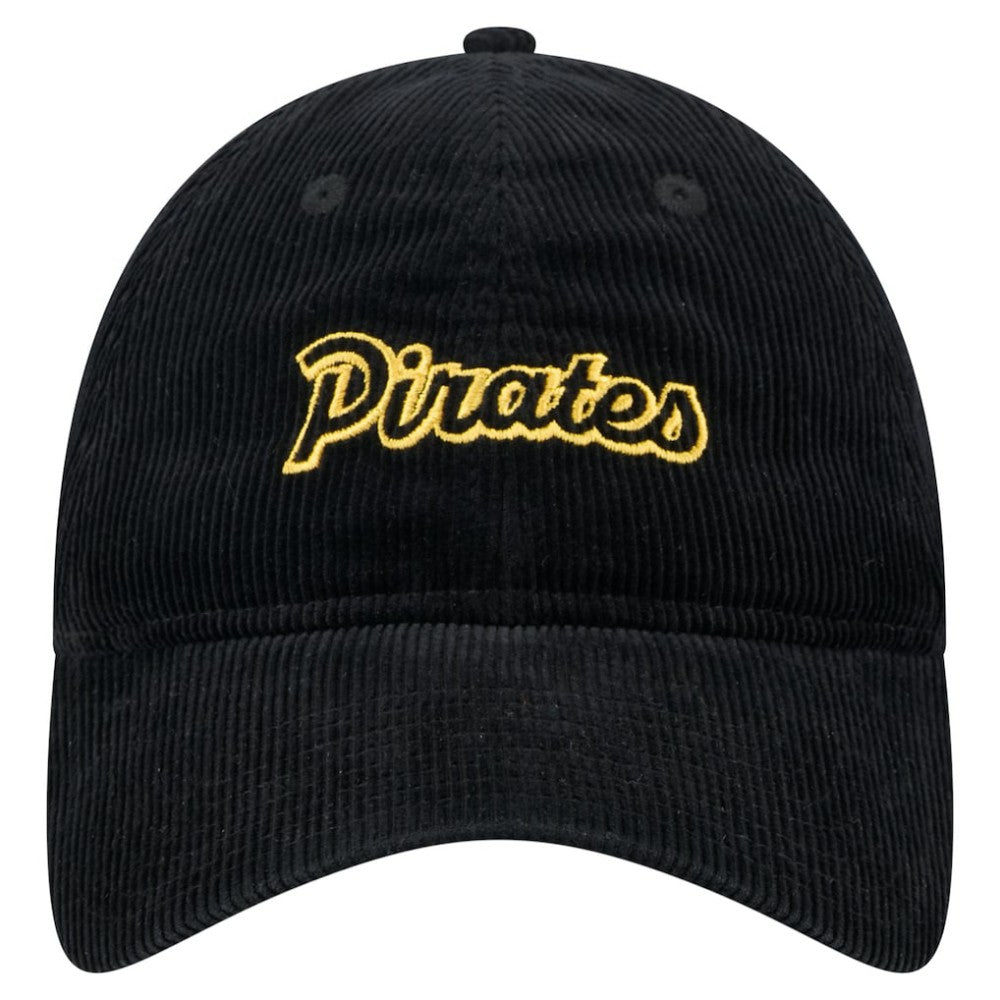 Pittsburgh Pirates Women's Corduroy 9TWENTY Adjustable Hat - Black | New Era
