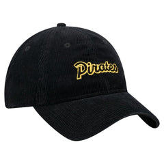 Pittsburgh Pirates Women's Corduroy 9TWENTY Adjustable Hat - Black | New Era