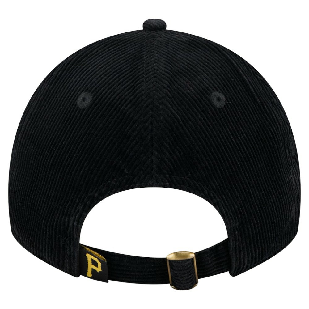 Pittsburgh Pirates Women's Corduroy 9TWENTY Adjustable Hat - Black | New Era