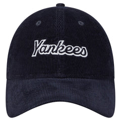 New York Yankees Women's Corduroy 9TWENTY Adjustable Hat - Navy | New Era