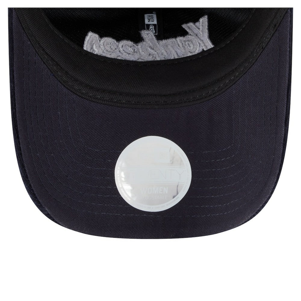 New York Yankees Women's Corduroy 9TWENTY Adjustable Hat - Navy | New Era