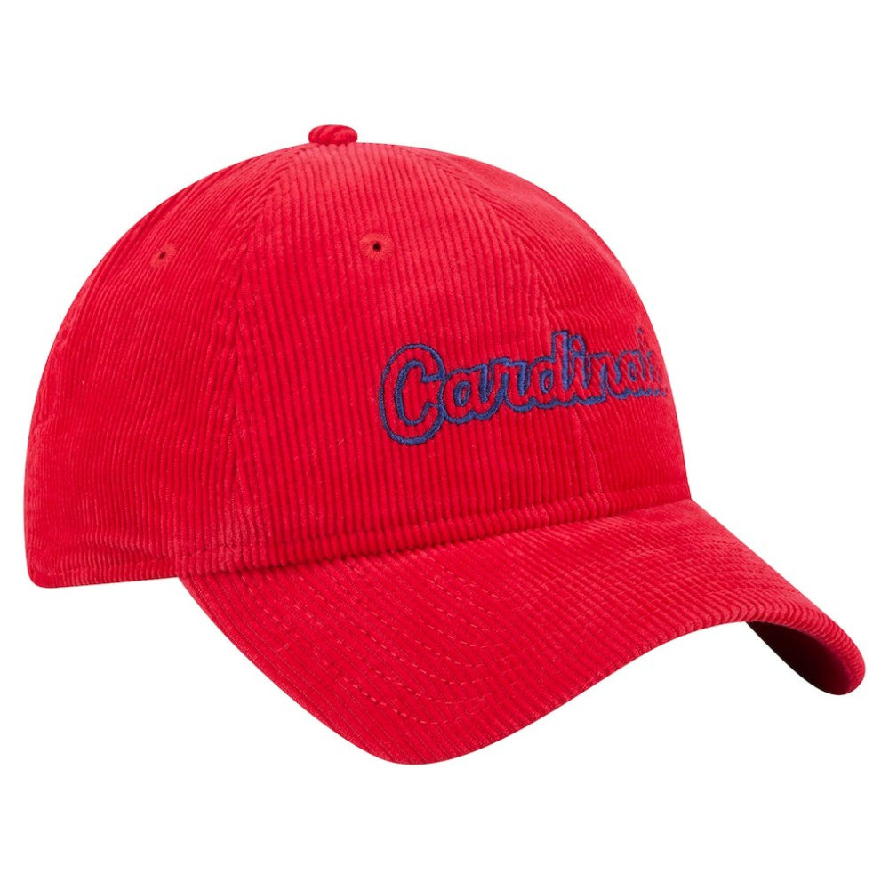 St. Louis Cardinals Women's Corduroy 9TWENTY Adjustable Hat - Red | New Era