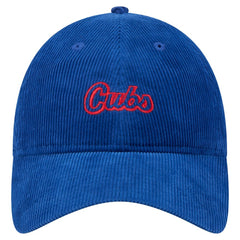 Chicago Cubs Women's Corduroy 9TWENTY Adjustable Hat - Royal | New Era