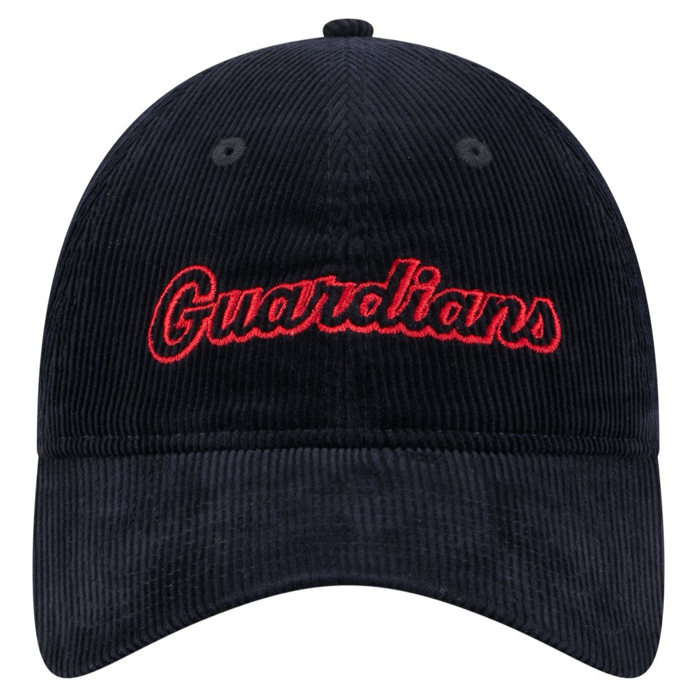 Cleveland Guardians Women's Corduroy 9TWENTY Adjustable Hat - Navy | New Era
