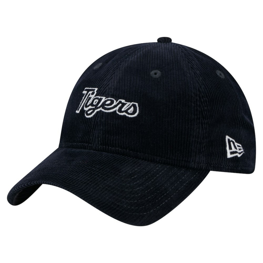Detroit Tigers Women's Corduroy 9TWENTY Adjustable Hat - Navy | New Era