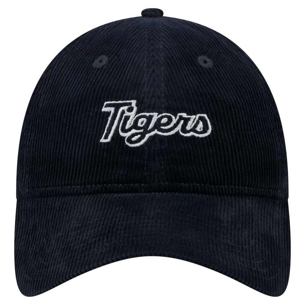 Detroit Tigers Women's Corduroy 9TWENTY Adjustable Hat - Navy | New Era