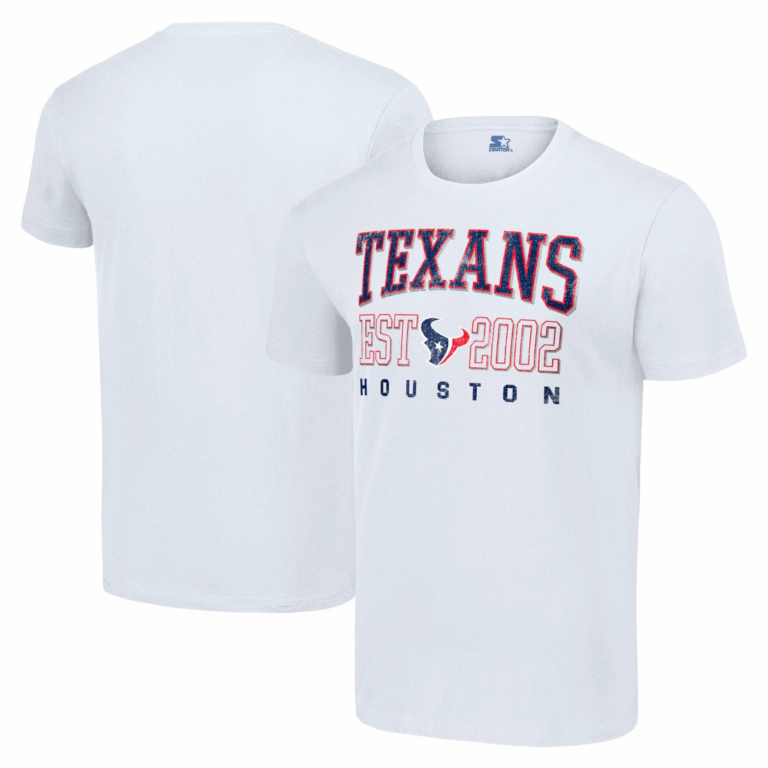 NFL Houston Texans Starter Distressed Graphic T-Shirt