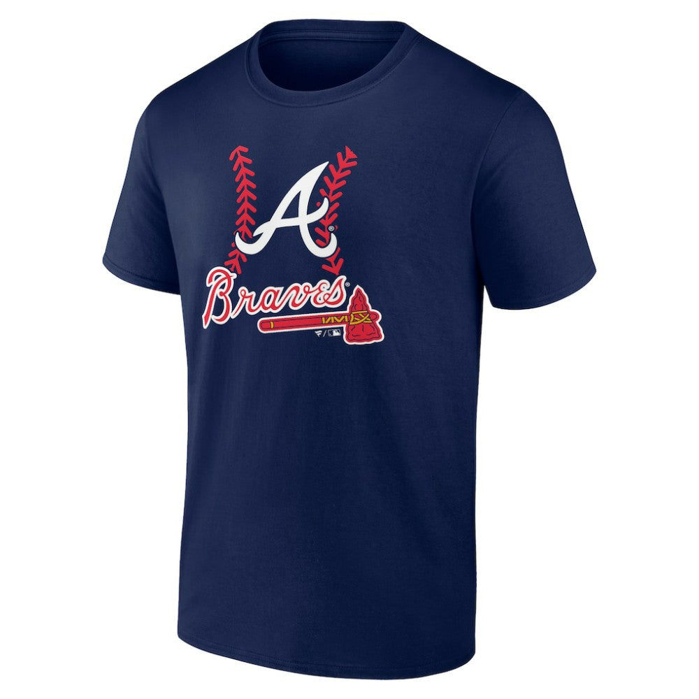 Atlanta Braves Fastball T-Shirt - Navy