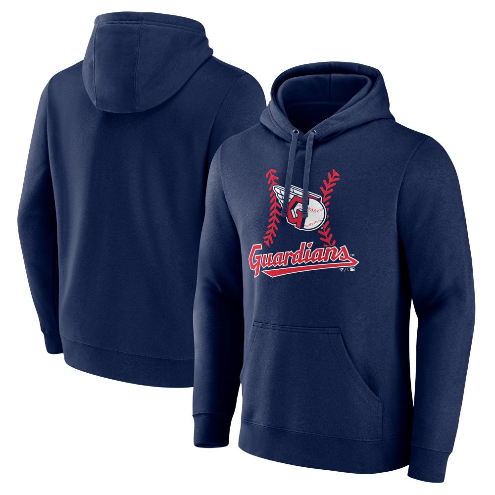 Cleveland Guardians Fastball Pullover Hoodie - Navy