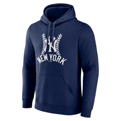 New York Yankees Fastball Pullover Hoodie - Navy