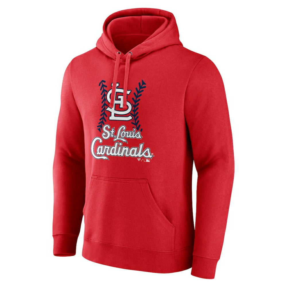 St. Louis Cardinals Fastball Pullover Hoodie - Red