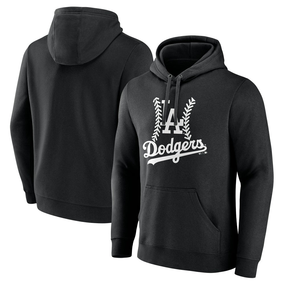 Los Angeles Dodgers Fastball Pullover Hoodie - Black