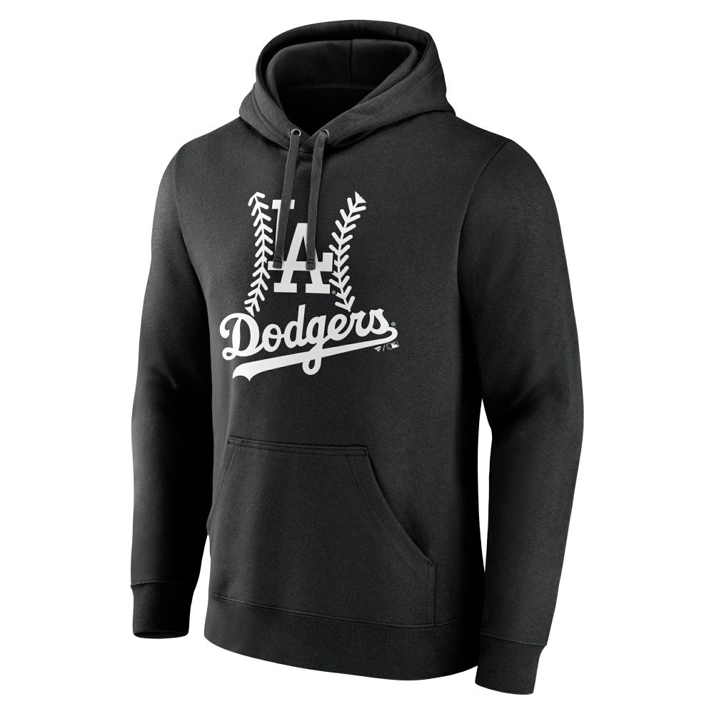 Los Angeles Dodgers Fastball Pullover Hoodie - Black