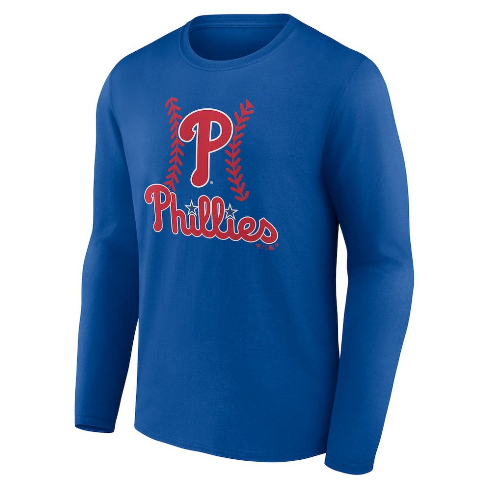 Philadelphia Phillies Fastball Long Sleeve T-Shirt - Royal