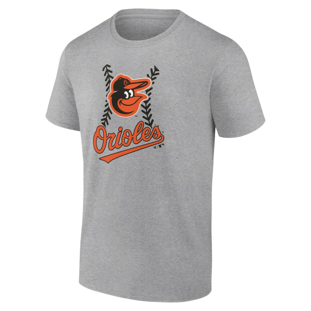 Baltimore Orioles Fastball T-Shirt - Heather Gray