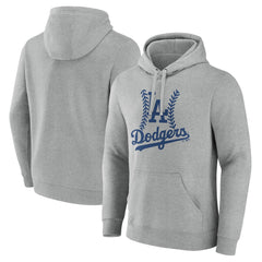 Los Angeles Dodgers Fastball Pullover Hoodie - Gray