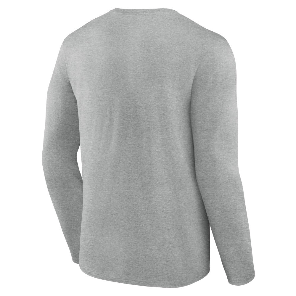 Milwaukee Brewers Fastball Long Sleeve T-Shirt - Gray