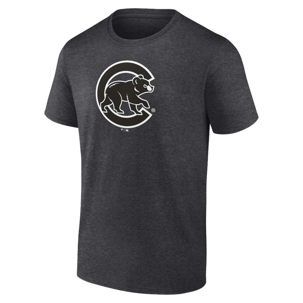 Chicago Cubs Monochrome T-Shirt - Charcoal