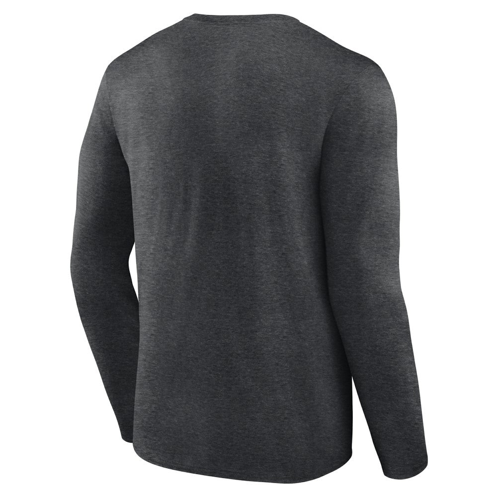Cincinnati Reds Monochrome Long Sleeve T-Shirt - Charcoal
