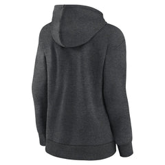Cleveland Guardians Women's Monochrome Pullover Hoodie - Charcoal