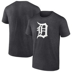 Detroit Tigers Monochrome T-Shirt - Charcoal