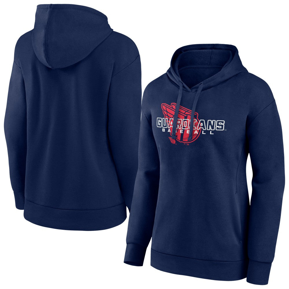 Cleveland Guardians Women's Stellar Pullover Hoodie - Navy