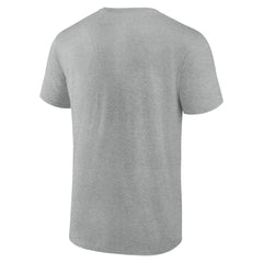 Milwaukee Brewers Evanston Stencil T-Shirt - Heather Gray