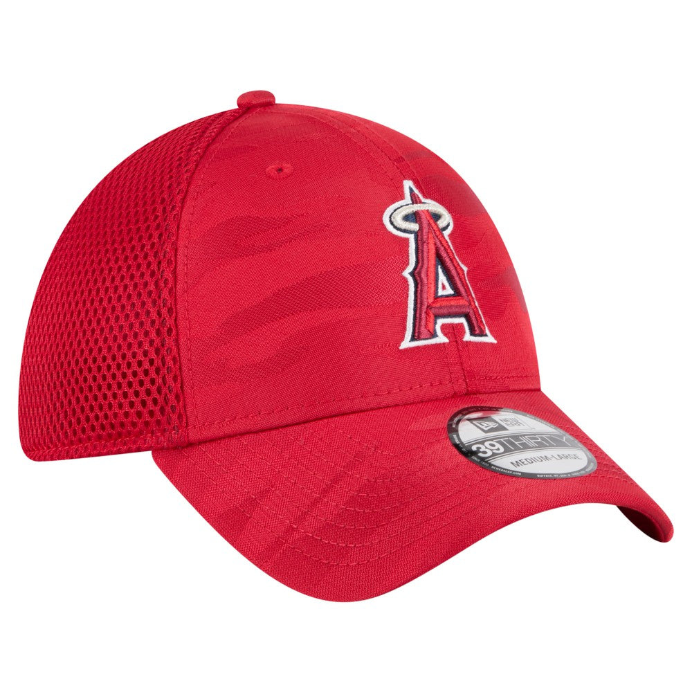 Los Angeles Angels Subtle Camo 39THIRTY Flex Hat - Red | New Era