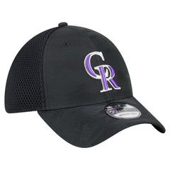 Colorado Rockies Subtle Camo 39THIRTY Flex Hat - Black | New Era