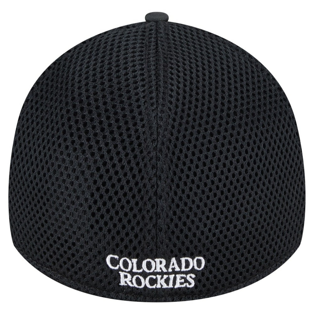 Colorado Rockies Subtle Camo 39THIRTY Flex Hat - Black | New Era