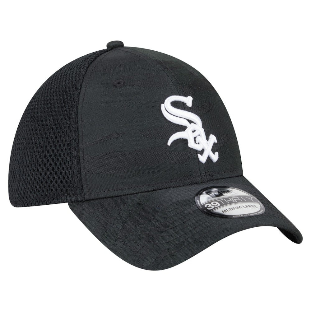 Chicago White Sox Subtle Camo 39THIRTY Flex Hat - Black | New Era