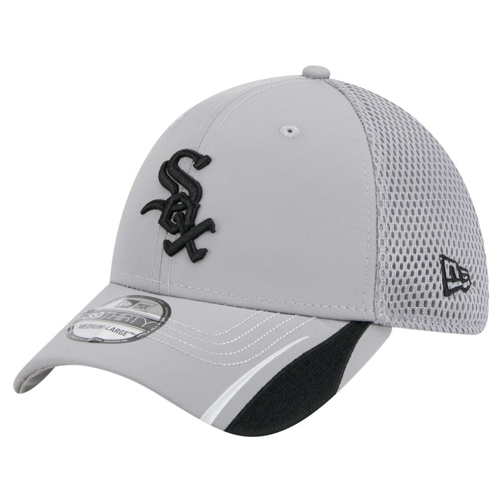 Chicago White Sox Linear 39THIRTY Flex Hat - Gray | New Era