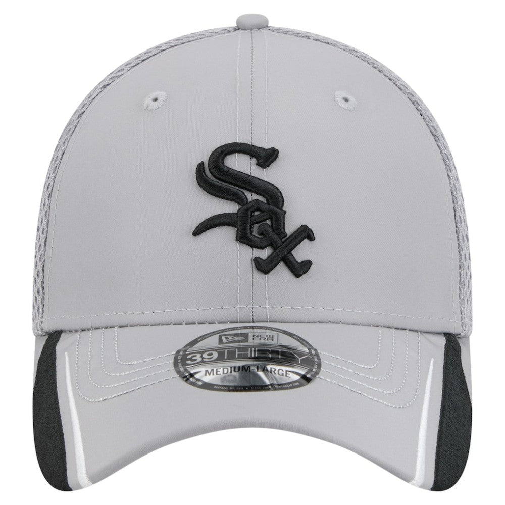 Chicago White Sox Linear 39THIRTY Flex Hat - Gray | New Era