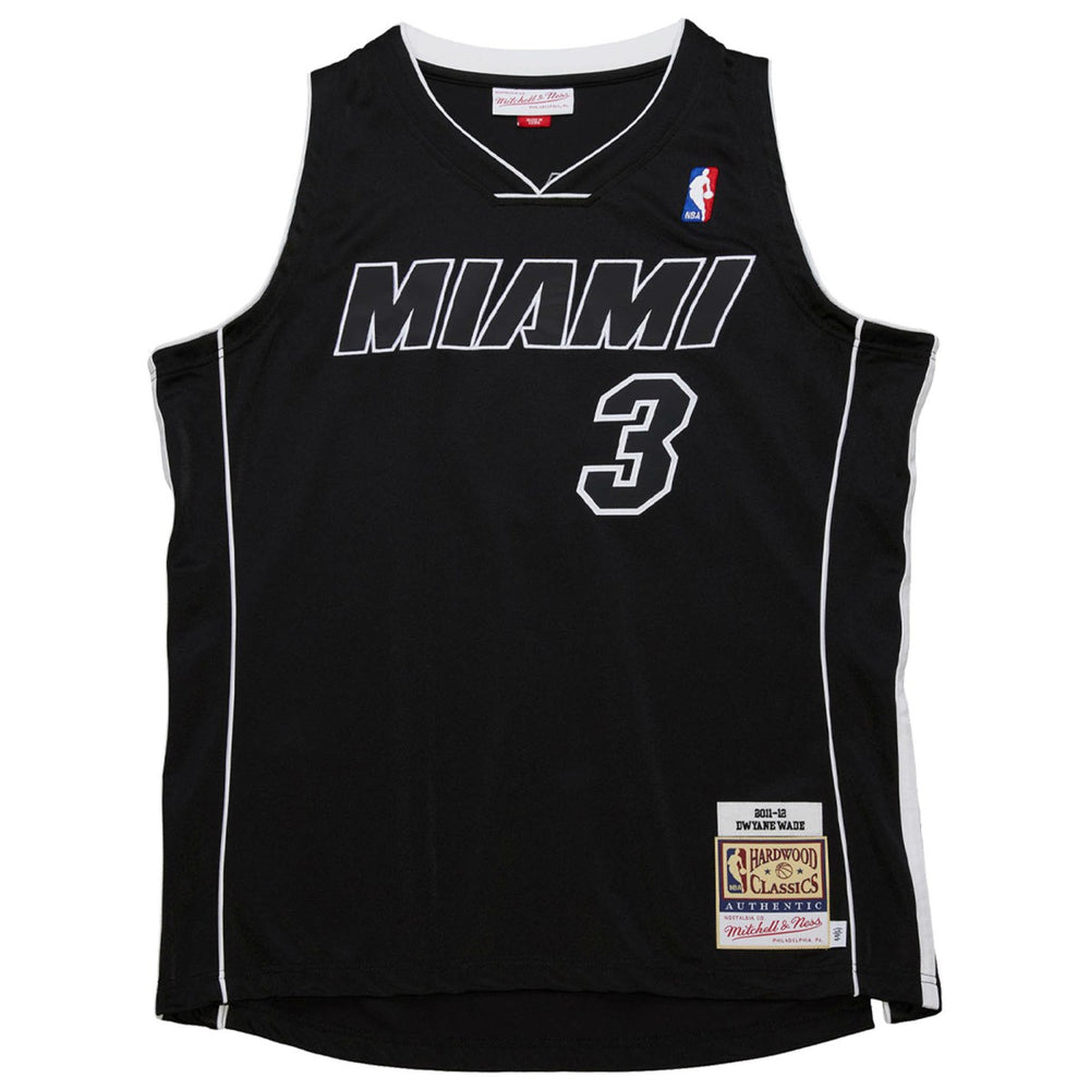 Dwyane Wade Miami Heat 2011/12 Hardwood Classics Authentic Jersey - Black | Mitchell & Ness outlet