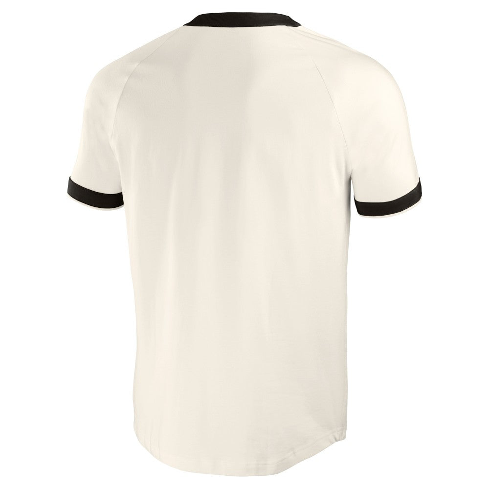 Cincinnati Reds Darius Rucker Collection Henley Raglan T-Shirt - White