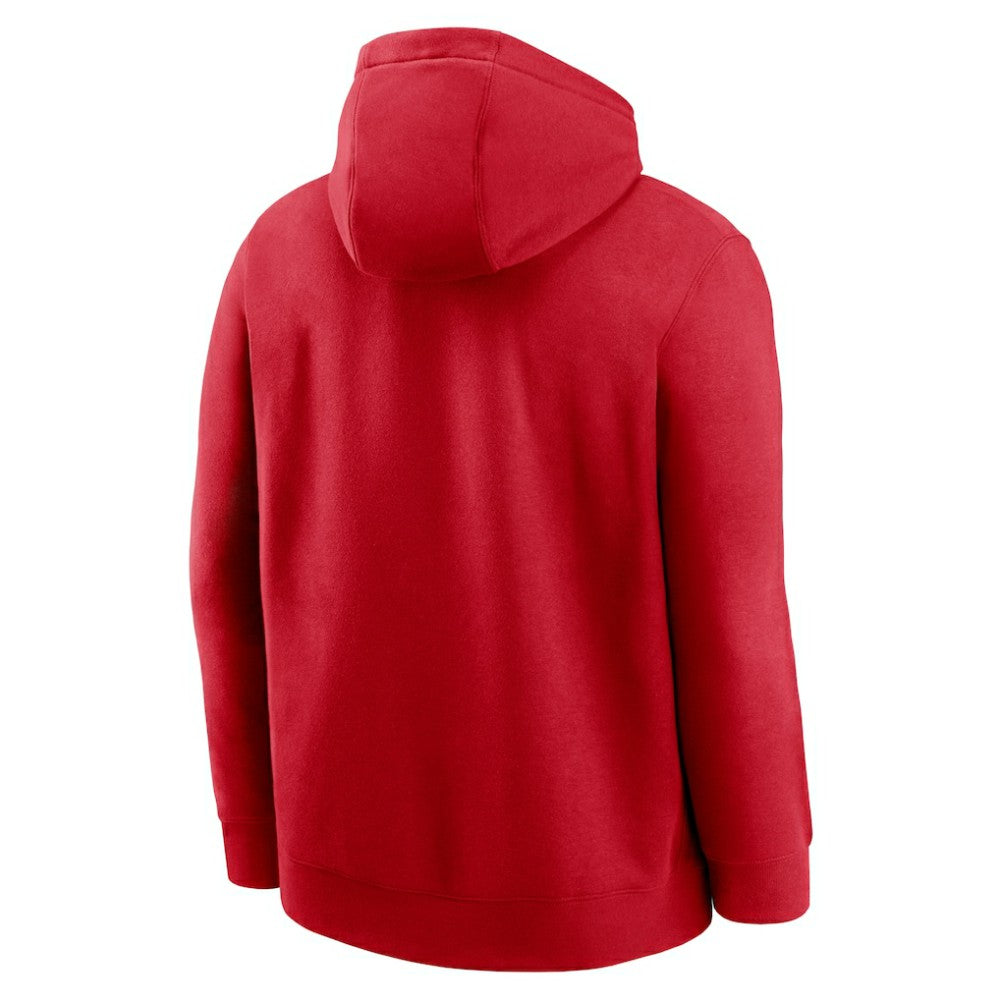 Philadelphia Phillies Club Stack Pullover Hoodie - Red | Nike