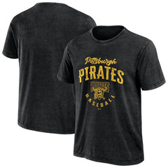 Pittsburgh Pirates Darius Rucker Collection Cooperstown Collection Washed T-Shirt - Black