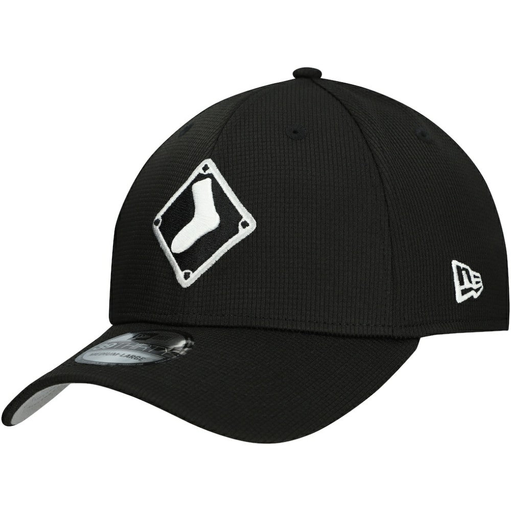 Chicago White Sox 2025 Batting Practice 39THIRTY Flex Hat - Black | New Era