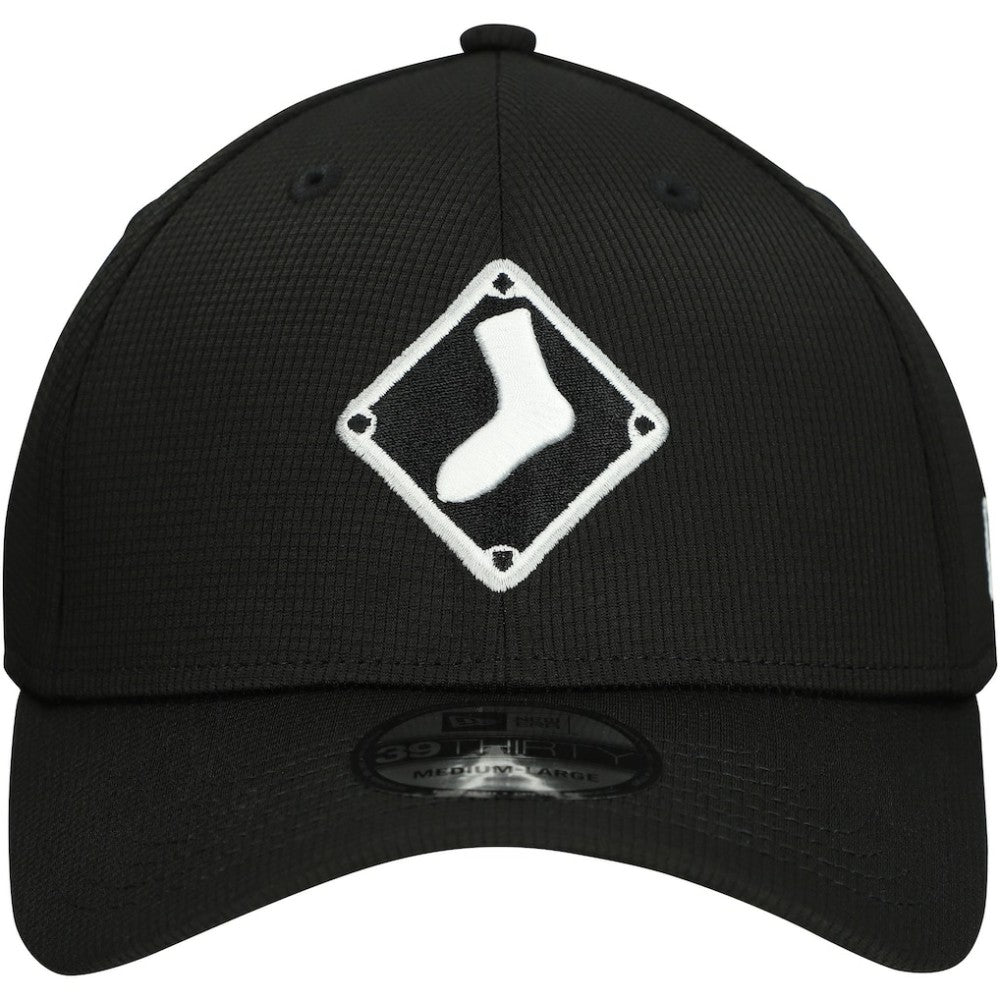 Chicago White Sox 2025 Batting Practice 39THIRTY Flex Hat - Black | New Era